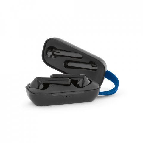 11109. Fones de ouvido wireless em ABS - Azul royal