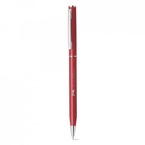 11110. Caneta esferogr&aacute;fica com mecanismo twist - Vermelho