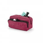 11121. Bolsa de cosm&eacute;ticos pessoal em 300D - Vermelho