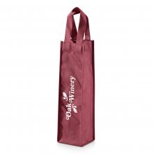 BAIRD. II Sacola em non-woven para 1 garrafa (80 g/m&sup2;)