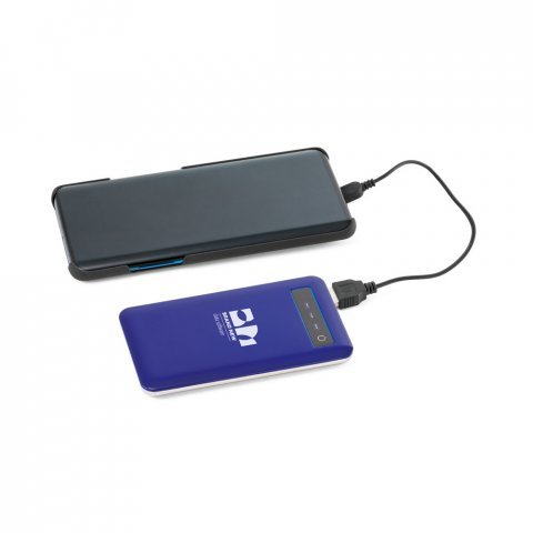 11133. Bateria port&aacute;til com ecr&atilde; touch e indicador de carga 4.000 mAh - Azul