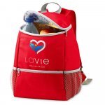11136. Cooler. Mochila t&eacute;rmica 10 L em 600D - Vermelho
