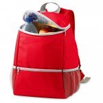 11136. Cooler. Mochila t&eacute;rmica 10 L em 600D - Vermelho