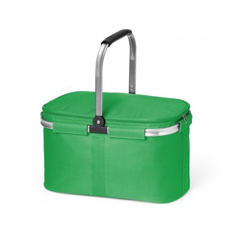 11139. Cooler. Sacola t&eacute;rmica flex&iacute;vel 30 L em 600D - Verde