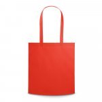 SALVADOR. Sacola em non-woven (80 g/m&sup2;) termo-selado com al&ccedil;as - Vermelho