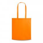 SALVADOR. Sacola em non-woven (80 g/m&sup2;) termo-selado com al&ccedil;as - Laranja