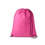GALWAY. Sacola tipo mochila em non-woven (80 g/m&sup2;) termo-selado - Rosa