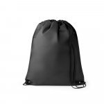 GALWAY. Sacola tipo mochila em non-woven (80 g/m&sup2;) termo-selado - Preto
