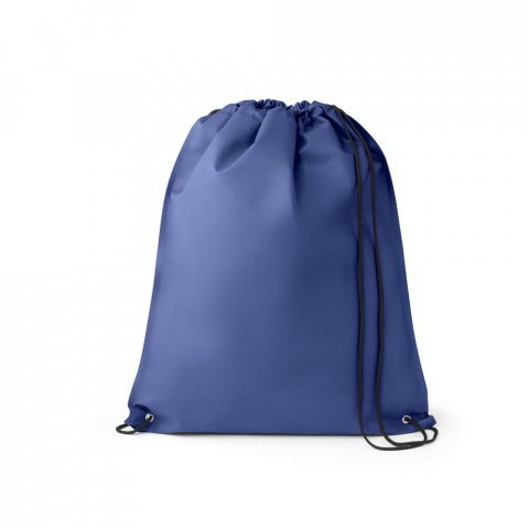 GALWAY. Sacola tipo mochila em non-woven (80 g/m&sup2;) termo-selado - Azul