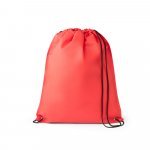 GALWAY. Sacola tipo mochila em non-woven (80 g/m&sup2;) termo-selado - Vermelho