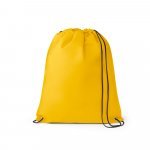 GALWAY. Sacola tipo mochila em non-woven (80 g/m&sup2;) termo-selado - Amarelo
