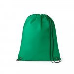 GALWAY. Sacola tipo mochila em non-woven (80 g/m&sup2;) termo-selado - Verde