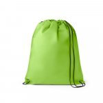 GALWAY. Sacola tipo mochila em non-woven (80 g/m&sup2;) termo-selado - Verde claro