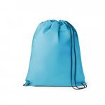 GALWAY. Sacola tipo mochila em non-woven (80 g/m&sup2;) termo-selado - Azul claro