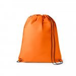 GALWAY. Sacola tipo mochila em non-woven (80 g/m&sup2;) termo-selado - Laranja