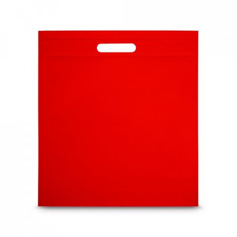 SHIRAZ. Sacola em non-woven (80 g/m&sup2;) termo-selado - Vermelho