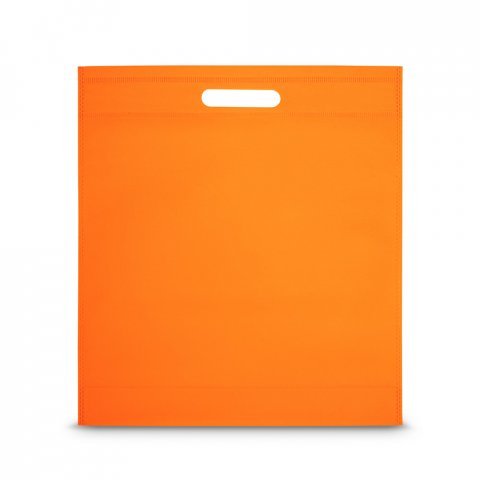 SHIRAZ. Sacola em non-woven (80 g/m&sup2;) termo-selado - Laranja