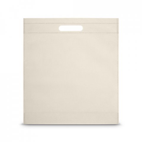 SHIRAZ. Sacola em non-woven (80 g/m&sup2;) termo-selado - Bege