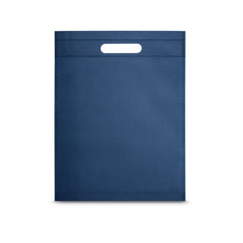 RENNES. Sacola em non-woven (80 g/m&sup2;) termo-selado - Azul