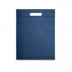 RENNES. Sacola em non-woven (80 g/m&sup2;) termo-selado - Azul