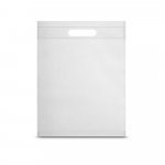 RENNES. Sacola em non-woven (80 g/m&sup2;) termo-selado - Branco