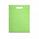 RENNES. Sacola em non-woven (80 g/m&sup2;) termo-selado - Verde claro