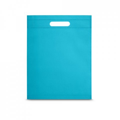 RENNES. Sacola em non-woven (80 g/m&sup2;) termo-selado - Azul claro