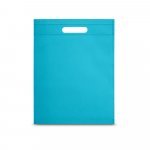RENNES. Sacola em non-woven (80 g/m&sup2;) termo-selado - Azul claro