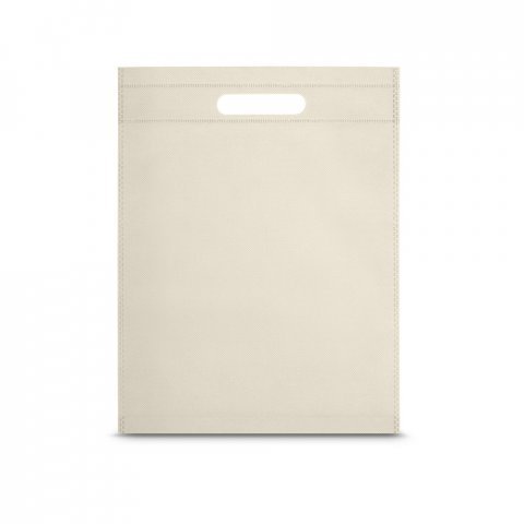 RENNES. Sacola em non-woven (80 g/m&sup2;) termo-selado - Bege