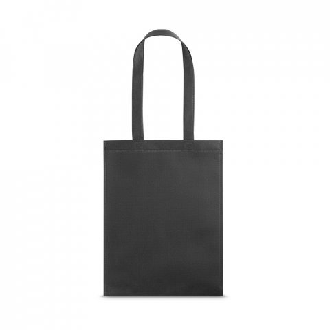 GOA. Sacola em non-woven (80 g/m&sup2;) termo-selado - Preto
