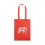 GOA. Sacola em non-woven (80 g/m&sup2;) termo-selado - Vermelho