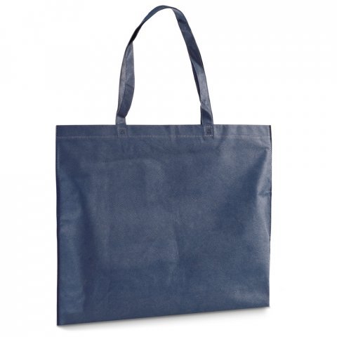BURGOS. Sacola em non-woven (80 g/m&sup2;) termo-selado - Azul