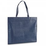 BURGOS. Sacola em non-woven (80 g/m&sup2;) termo-selado - Azul