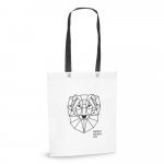 RECIFE. Sacola em non-woven (80 g/m&sup2;) termo-selado - Preto