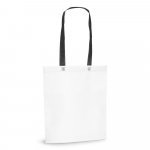 RECIFE. Sacola em non-woven (80 g/m&sup2;) termo-selado - Preto