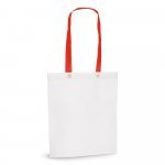 RECIFE. Sacola em non-woven (80 g/m&sup2;) termo-selado - Vermelho