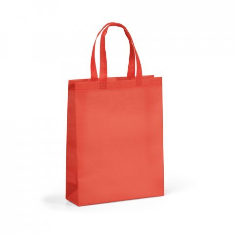 PALMAS. Sacola em non-woven (80 g/m&sup2;) termo-selado - Vermelho