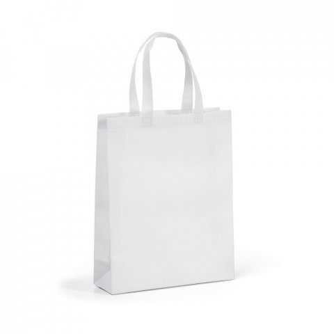 PALMAS. Sacola em non-woven (80 g/m&sup2;) termo-selado - Branco