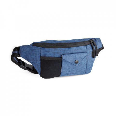 28062. Bolsa de cintura em 300D - Azul