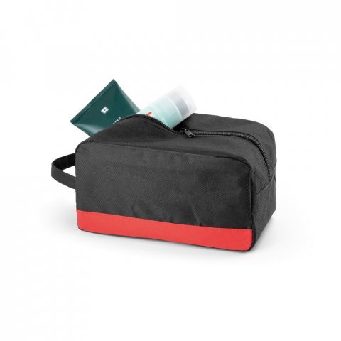 28066. Bolsa de cosm&eacute;sticos - Vermelho