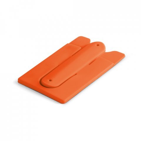 28068. Porta cart&otilde;es para celular - Laranja