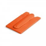 28068. Porta cart&otilde;es para celular - Laranja
