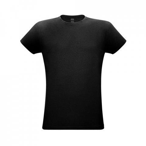 PAPAYA. Camiseta unissex de corte regular - Preto