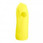 PAPAYA. Camiseta unissex de corte regular - Amarelo lim&atilde;o