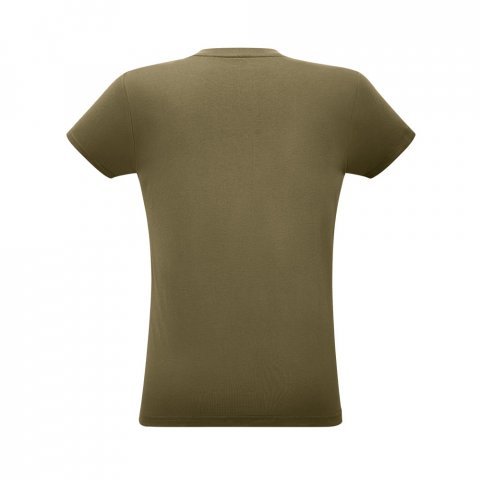 PAPAYA. Camiseta unissex de corte regular - Verde tropa