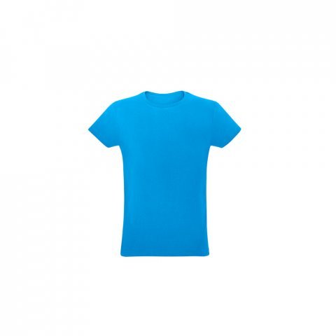 PAPAYA. Camiseta unissex de corte regular - Azul aqua