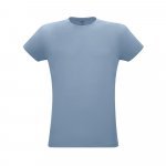 PAPAYA. Camiseta unissex de corte regular - Azul pastel