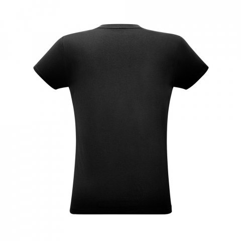AMORA. Camiseta unissex de corte regular - Preto