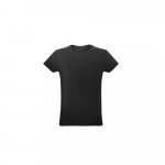 AMORA. Camiseta unissex de corte regular - Preto