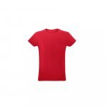 AMORA. Camiseta unissex de corte regular - Vermelho
